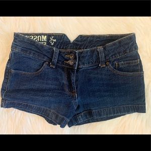 Denim shorts